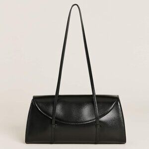Reformation Elena Shoulder Bag Black - Size OS